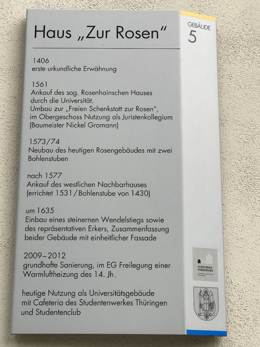 Menu Studentenwerk Thuringen - Cafeteria Zur Rosen-2